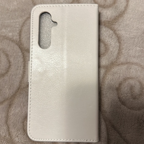 Galaxy A54 wallet style cell phone case and tempered glass screen protector - Picture 3 of 7